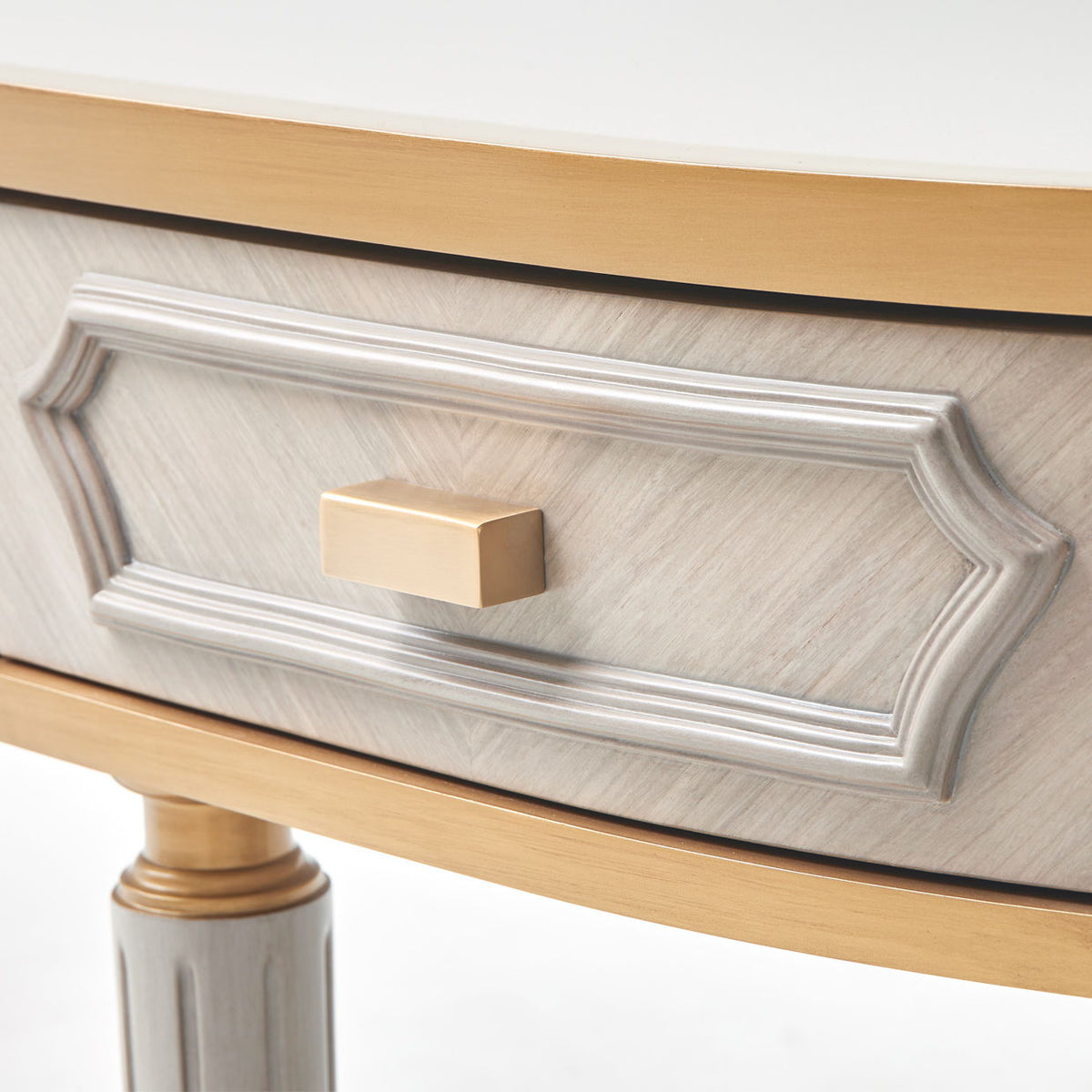 St. Charles - Console Table - Dove Gray - R&R Furniture Gallery (Fountain Valley, CA)
