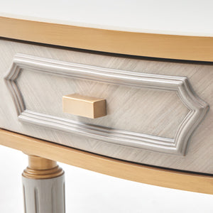 St. Charles - Console Table - Dove Gray - R&R Furniture Gallery (Fountain Valley, CA)