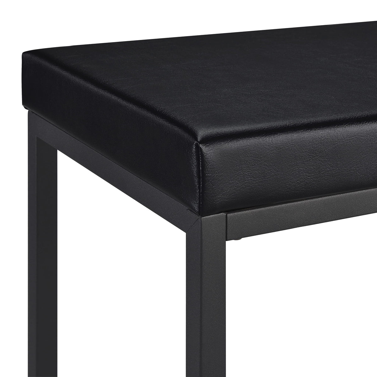 Klekner - 4 Piece Counter Height Table Set With Nesting Tables And Backless Stools - Charcoal