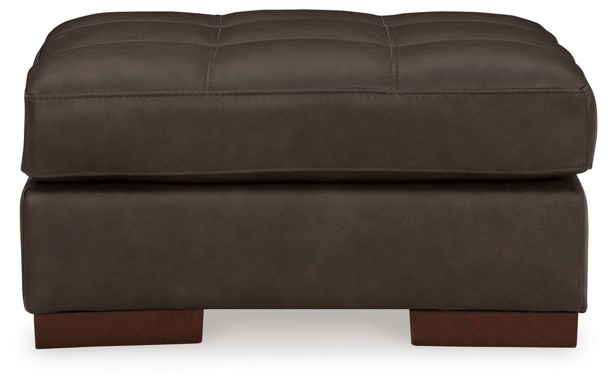 Luigi - Ottoman - Thunder - R&R Furniture Gallery (Fountain Valley, CA)