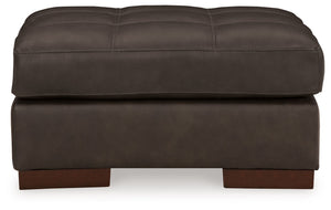 Luigi - Ottoman - Thunder - R&R Furniture Gallery (Fountain Valley, CA)