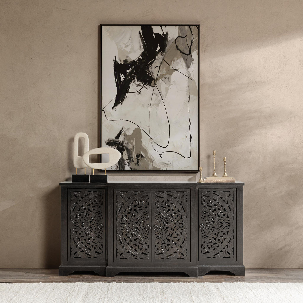 Harmony - Breakfront Sideboard - R&R Furniture Gallery (Fountain Valley, CA)