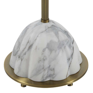 Demi Floret - Drink Table - Gold / White