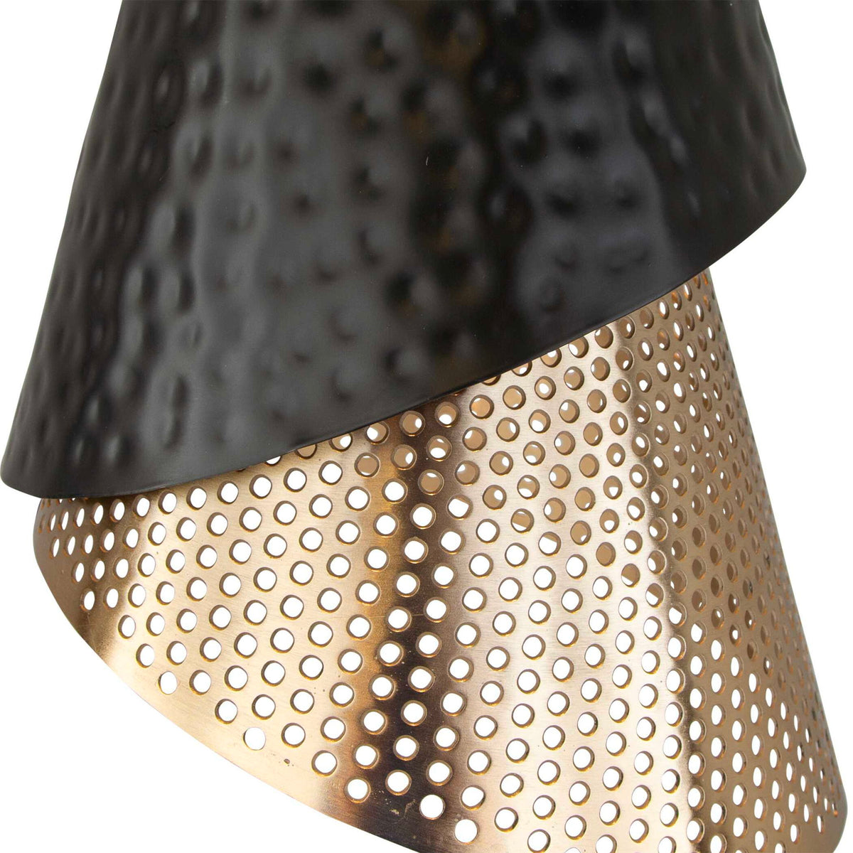 Apollo - 1 Light Mini Pendant - Black / Gold
