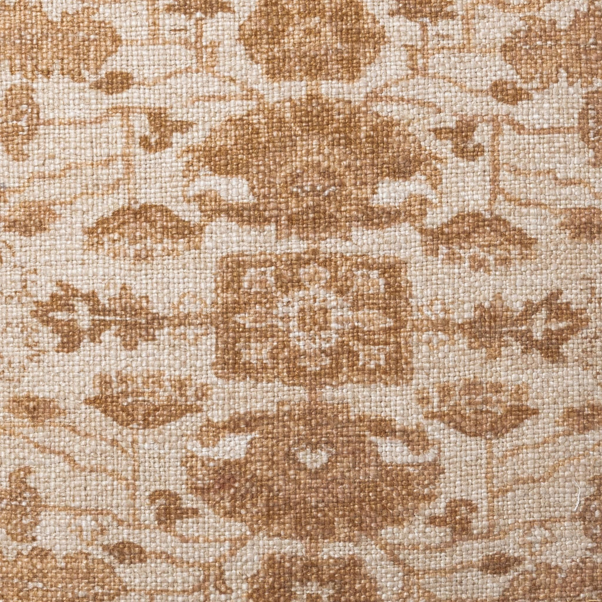 Villa Medley 22-inch accent pillow in Vintage Natural and Amberwood, featuring a textured geometric pattern