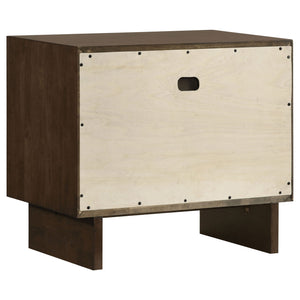 Hemlock - 2 Drawer Nightstand Bedside Table - Brown