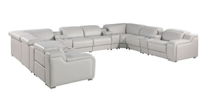 1116 - 12-Piece U-Shaped Sectional Sofa In With 4 Power Recliners & Power Headrests