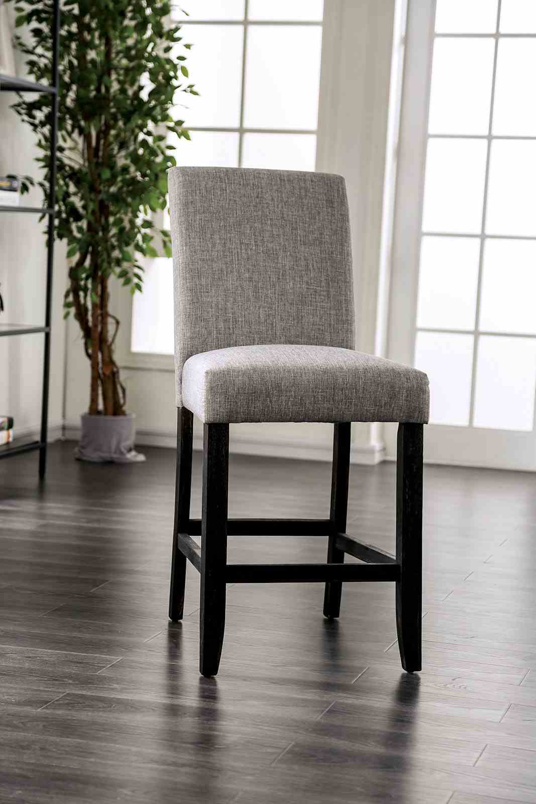 Brule - Counter Ht. Chair, Light Gray (2/CTN)