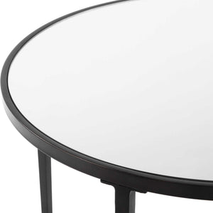 Accent End Table - Satin Black