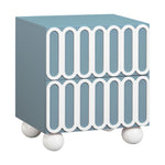 Tori - Motif Nightstand - Blue - R&R Furniture Gallery (Fountain Valley, CA)