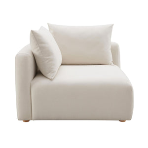 Hangover - Linen Modular Corner Chair - Cream - R&R Furniture Gallery (Fountain Valley, CA)