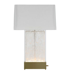 Lit Glacier - Table Lamp - White
