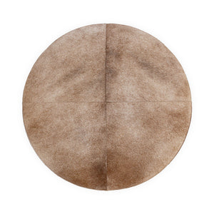 Andre - 40" Round Ottoman - Canyon Dust - R&R Furniture Gallery (Fountain Valley, CA)
