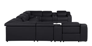 1116 - 12-Piece U-Shaped Sectional Sofa In With 4 Power Recliners & Power Headrests