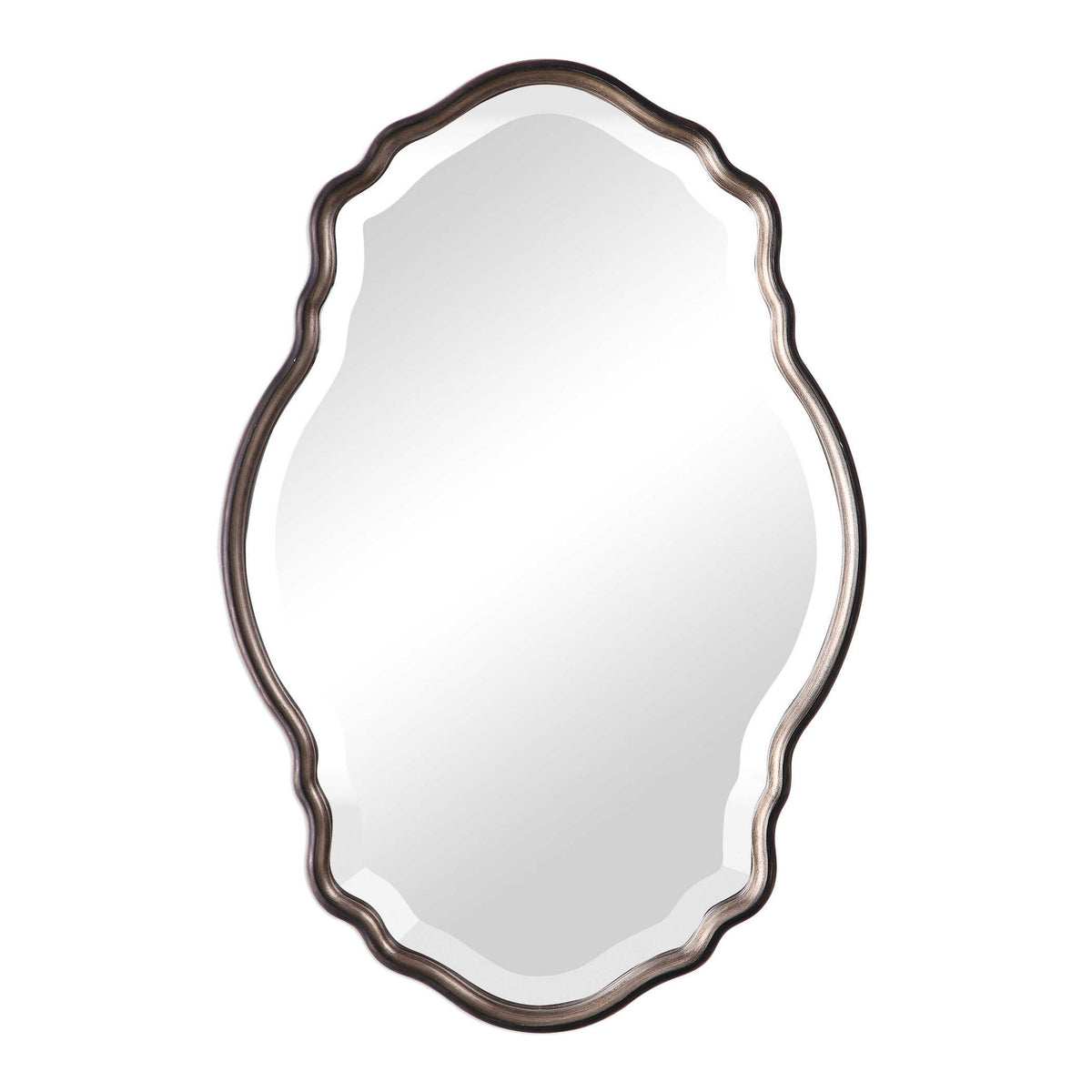Mirror - Antiqued Silver Champagne
