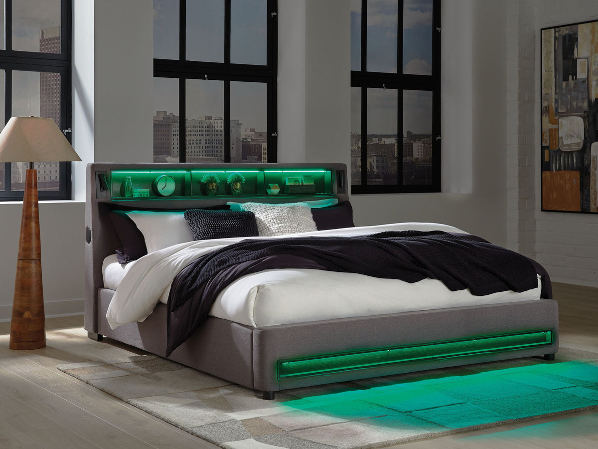 Verishaw - Upholstered Bed - R&R Furniture Gallery (Fountain Valley, CA)
