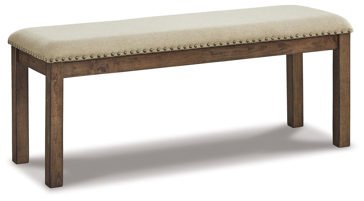 Moriville - Upholstered Bench - Beige - R&R Furniture Gallery (Fountain Valley, CA)