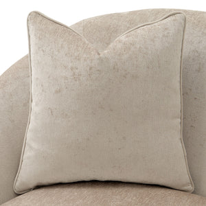 Michael Amini La Rachelle stationary sofa with plush upholstery and elegant design, showcased in a modern living room setting.