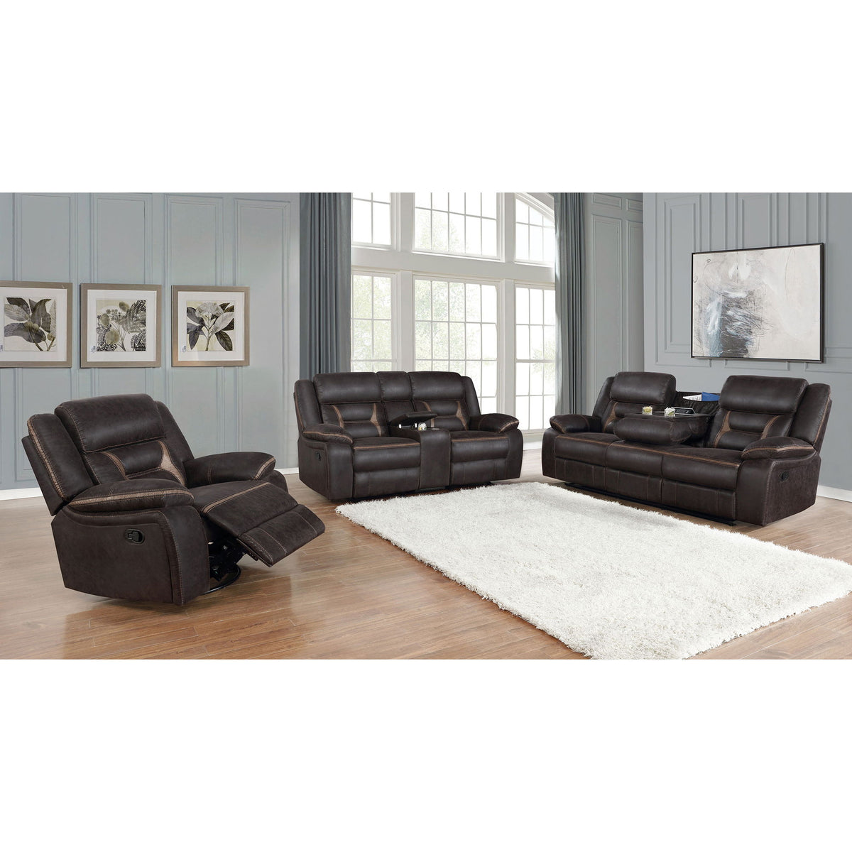 Brazelton - Pillow Top Arm Motion Living Room Set