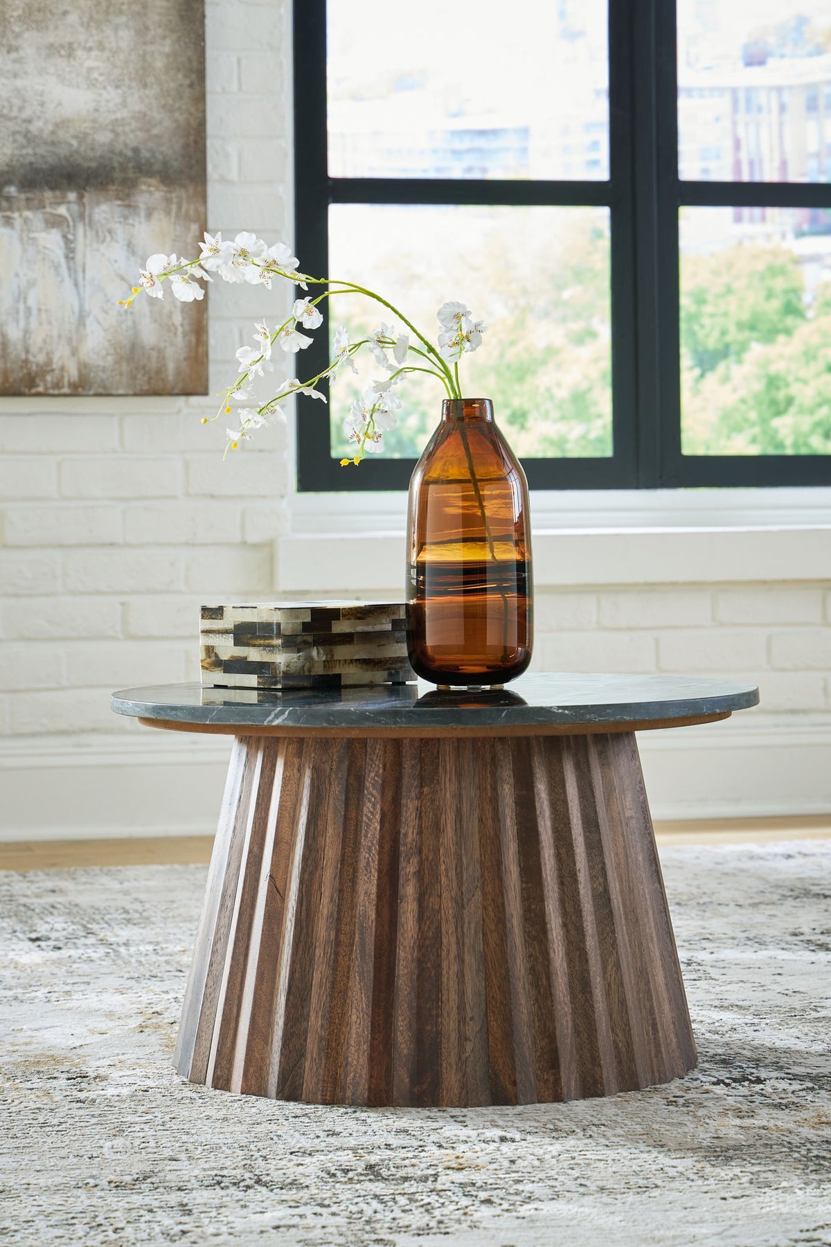 Ceilby - Accent Cocktail Table - Black / Brown - R&R Furniture Gallery (Fountain Valley, CA)