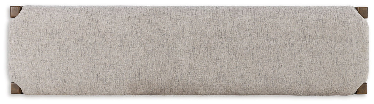 Cabalynn - Large Uph Dining Room Bench - Oatmeal / Light Brown - R&R Furniture Gallery (Fountain Valley, CA)
