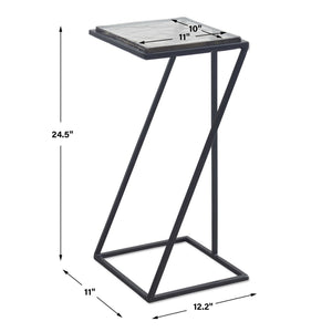 24.5" Accent Table - Gold