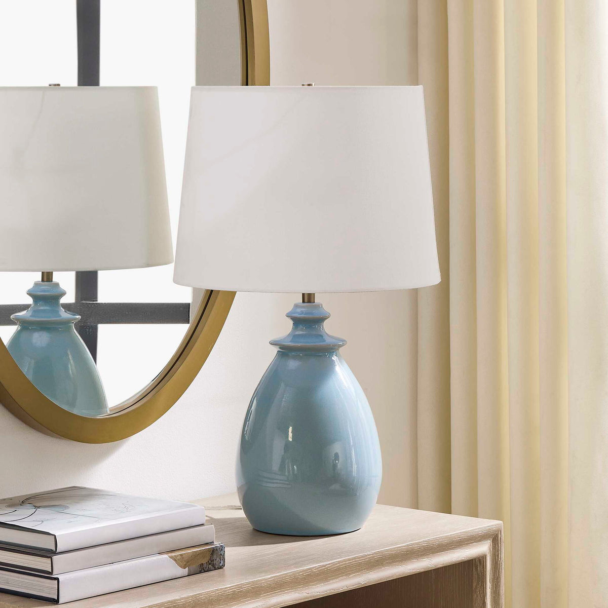 Lorene - Table Lamp - Light Blue