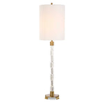 York - Crystal Buffet Lamp - Brass