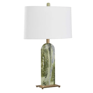 Moorea - Marble Table Lamp - Green