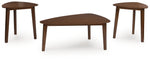 Lyncott - Occasional Wood Table Set (Set of 3) - Brown - R&R Furniture Gallery (Fountain Valley, CA)