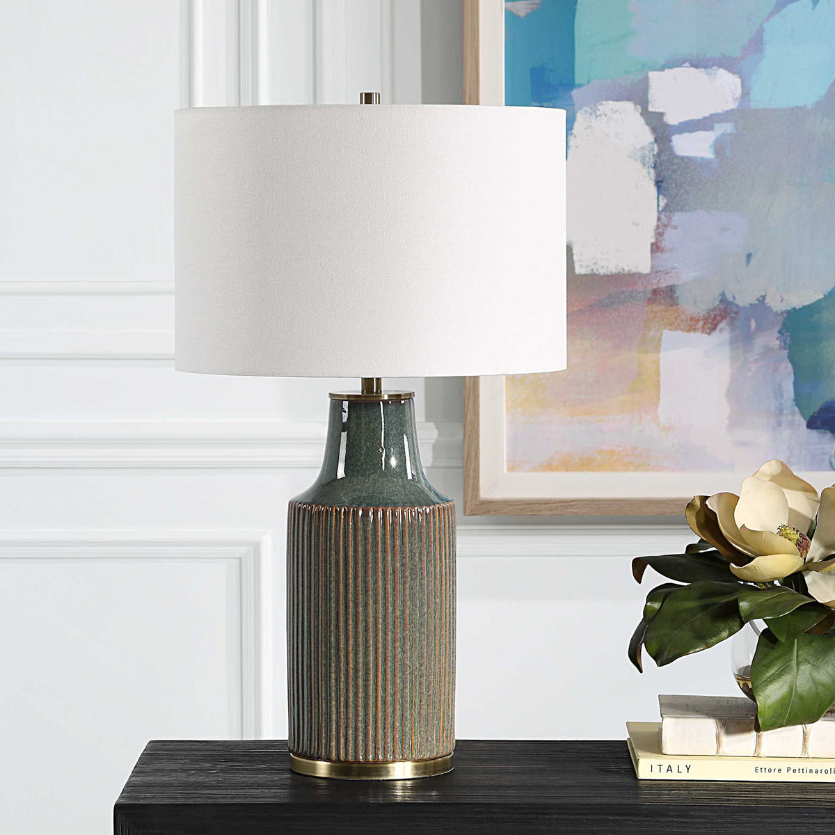 Table Lamp - Dark Green