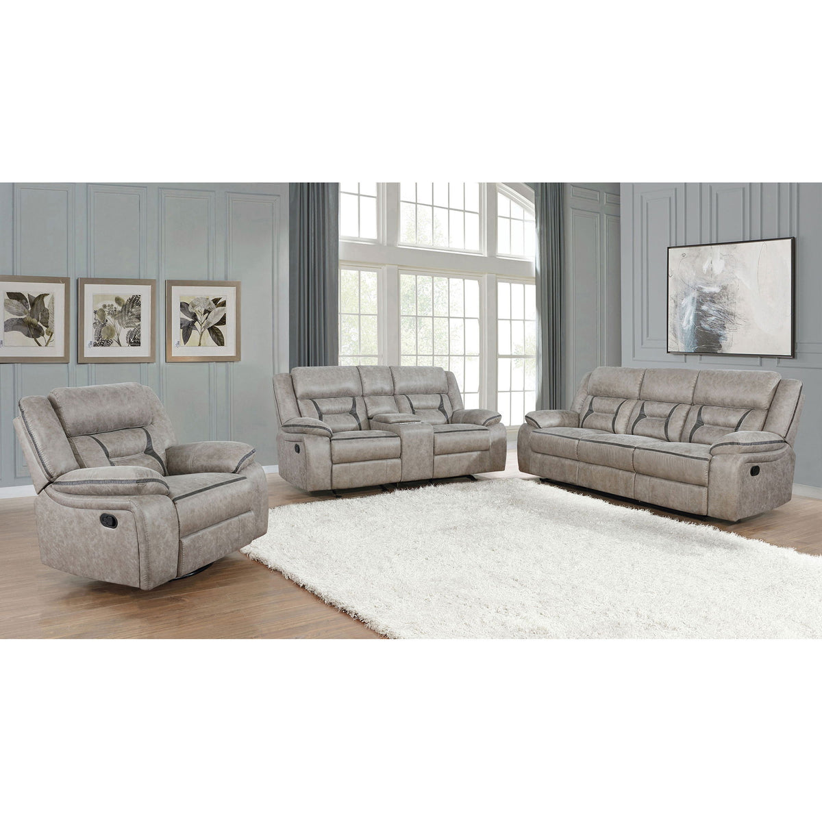Brazelton - Pillow Top Arm Motion Living Room Set