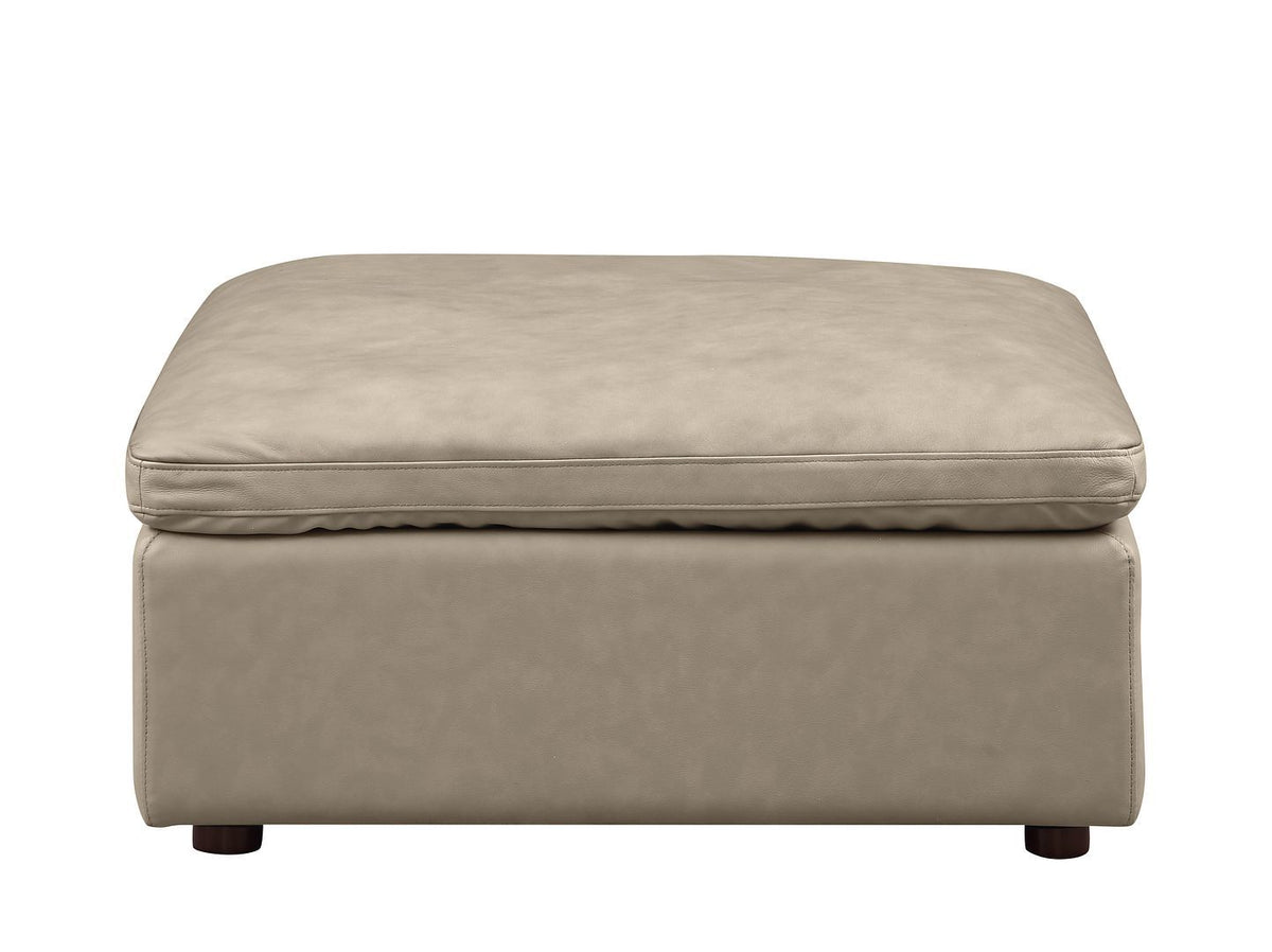 1100 - 9-Piece U-Shaped Sectional In Top-Grain Italian Leather