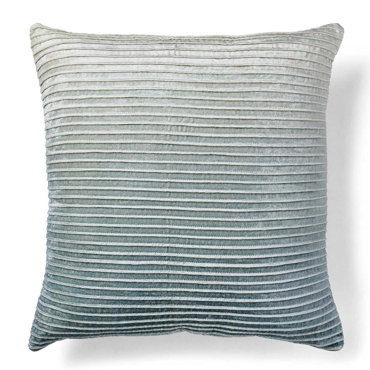 Fade Out - Velvet Pillow - Blue