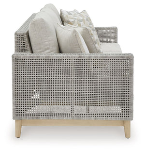 Seton Creek - Sofa With Cushion - Gray - R&R Furniture Gallery (Fountain Valley, CA)