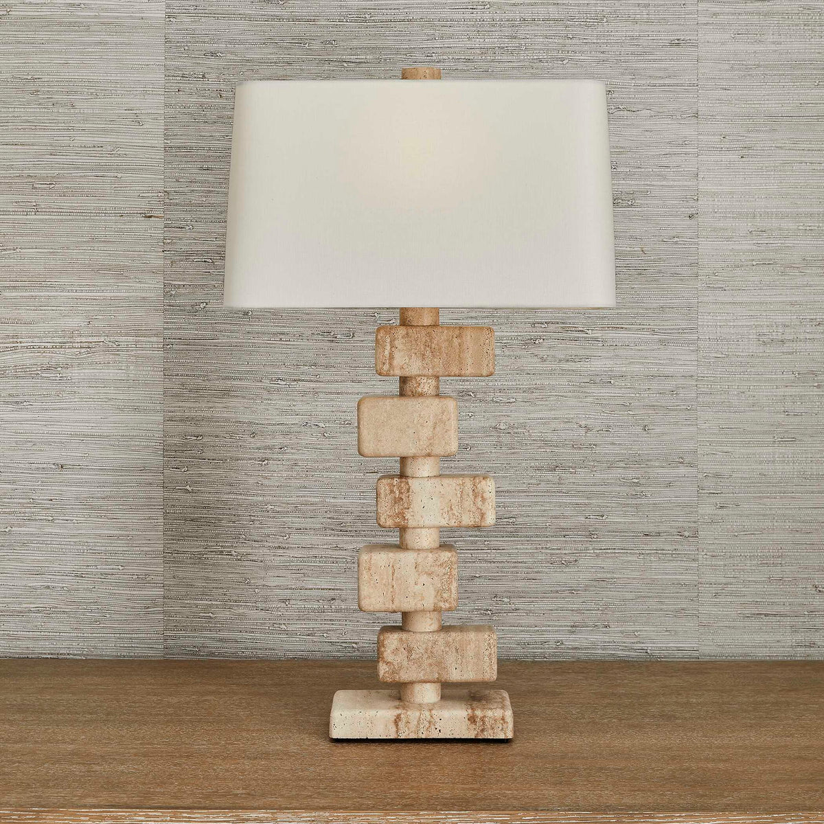 Shuffle - Table Lamp - Brown