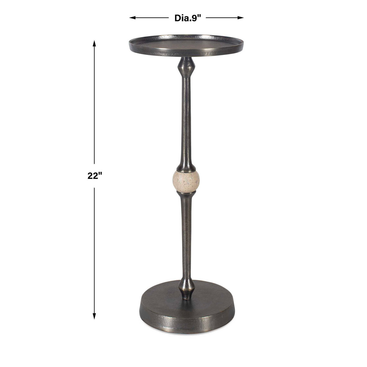 Accent Table - Dark Bronze