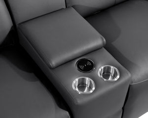 1224 - 7-Piece Modular Power Reclining Sofa In With 4 Power Recliners & Power Headrests