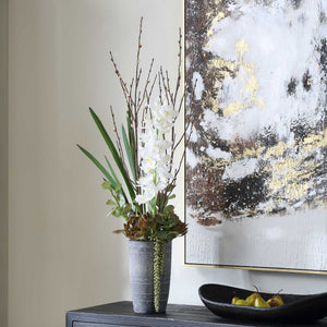Eterna Orchid - Centerpiece & Vase - Black / Green / White