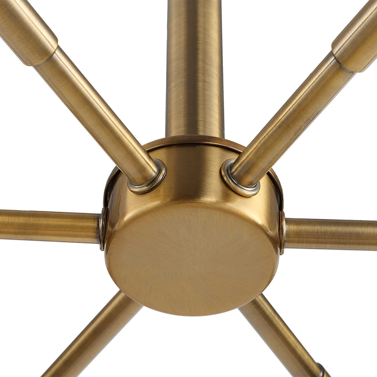 Cret - 12 Light Brass Chandelier - Bronze