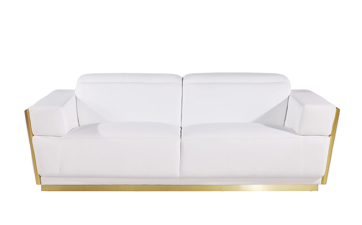 1111 - Leather Living Room Set - R&R Furniture Gallery (Fountain Valley, CA)