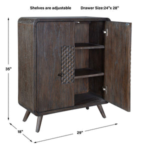 Hausen - 2 Door Mid-Century Cabinet -
