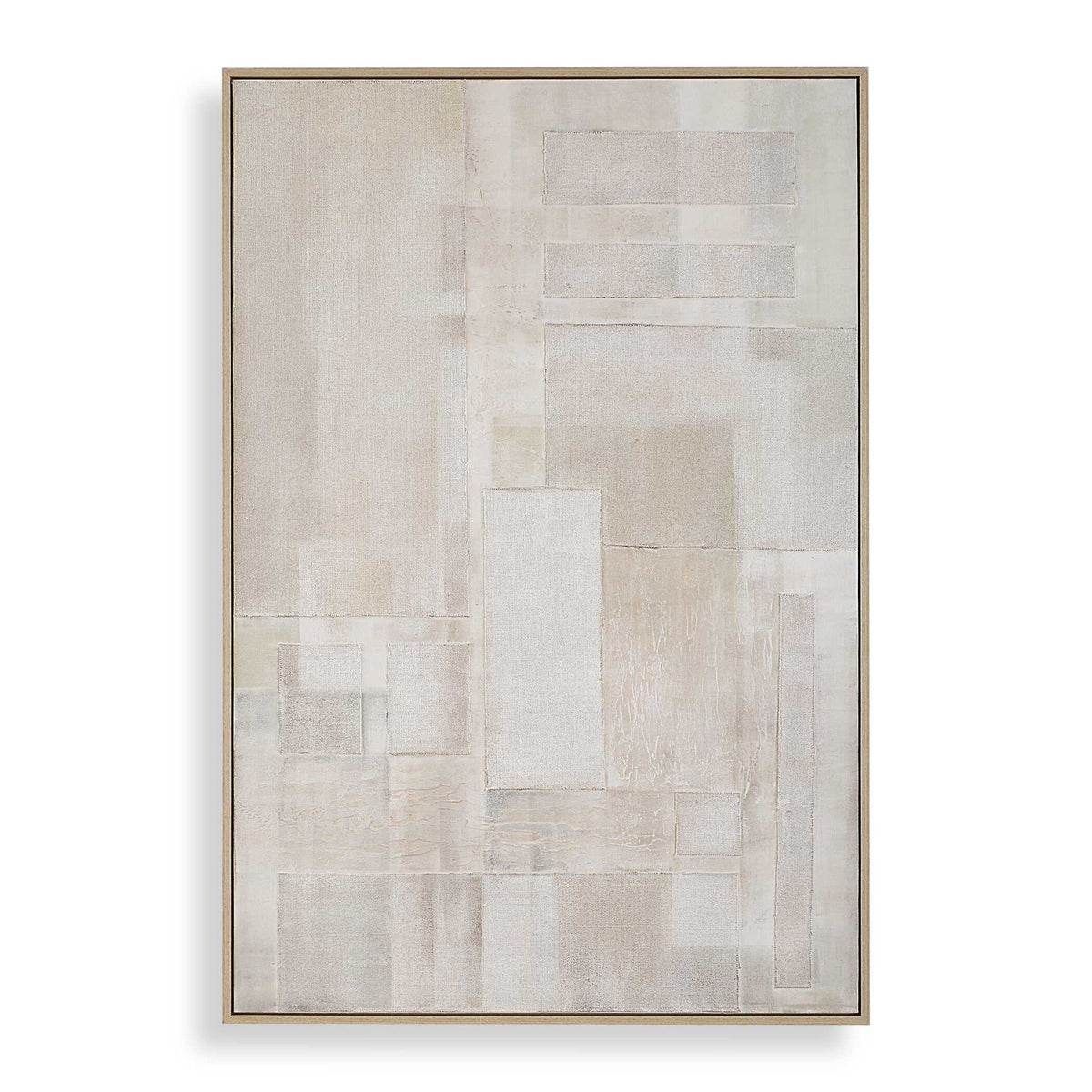 Erase - Canvas Abstract Art - Gray