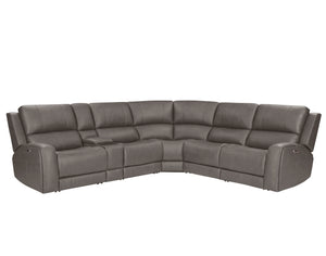 Belmont - Zero Gravity Power Reclining Sectional With Power Adjustable Headrests - R&R Furniture Gallery (Fountain Valley, CA)