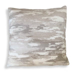 Abstract Waves - Outdoor Pillow - Brown
