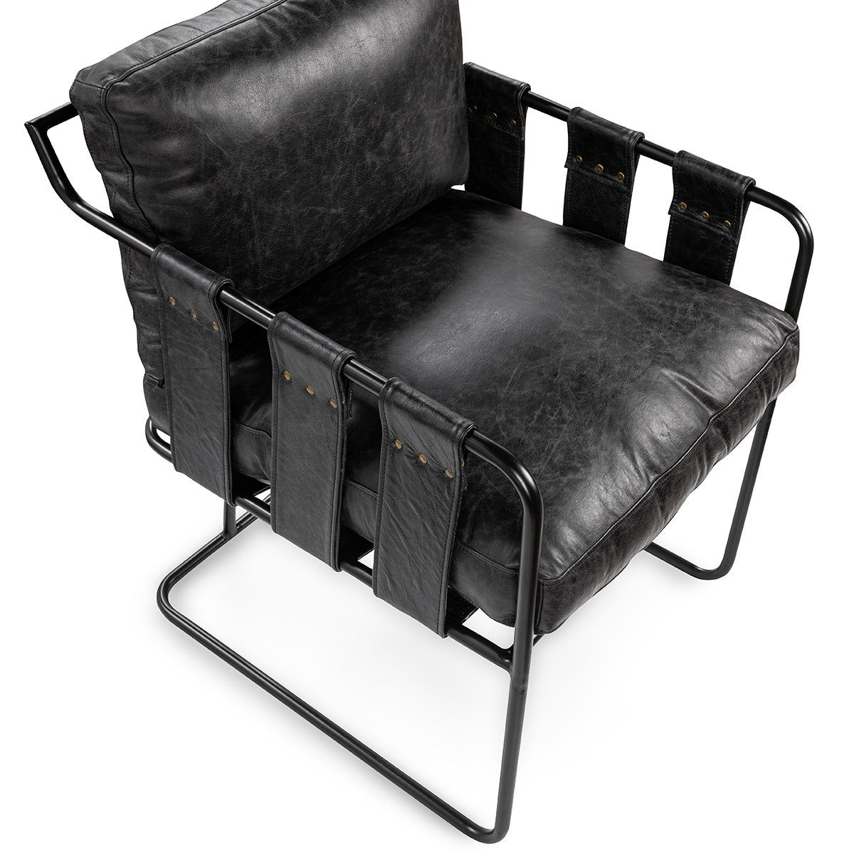 Strapling - Leather Dining Chair - R&R Furniture Gallery (Fountain Valley, CA)