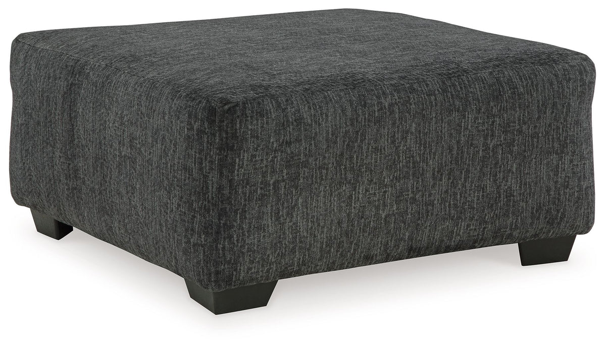 Biddeford - Oversized Accent Ottoman - Shadow - R&R Furniture Gallery (Fountain Valley, CA)