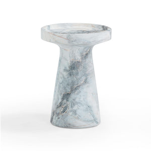 Zara - Indoor / Outdoor Side Table - Blue / White - R&R Furniture Gallery (Fountain Valley, CA)