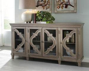 Fossil Ridge - Accent Cabinet - Gray - R&R Furniture Gallery (Fountain Valley, CA)