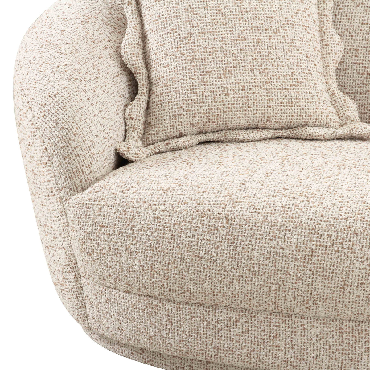 Marion - Textured Boucle Sectional - Two-Tone - R&R Furniture Gallery (Fountain Valley, CA)